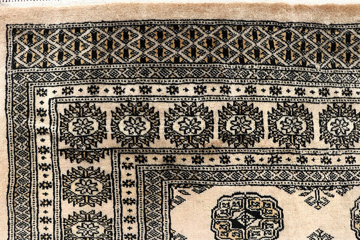 Bisque Bokhara 5' 11 x 9' 4 - No. 60284 - ALRUG Rug Store