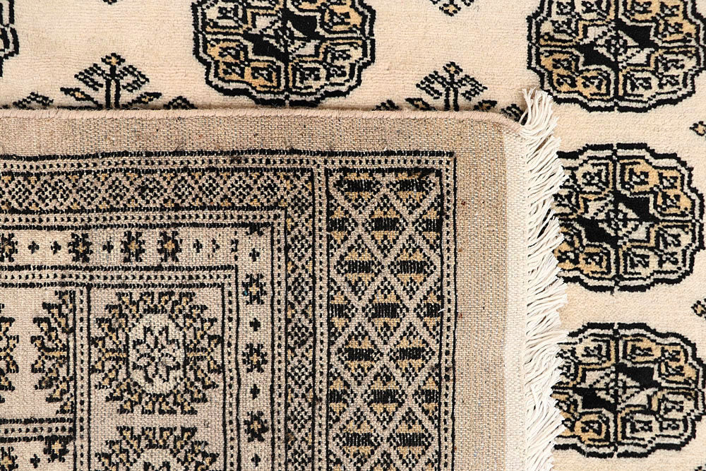 Bisque Bokhara 5' 11 x 9' 4 - No. 60284 - ALRUG Rug Store