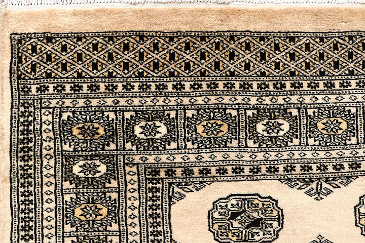 Bisque Bokhara 6' x 8' 11 - No. 60285 - ALRUG Rug Store