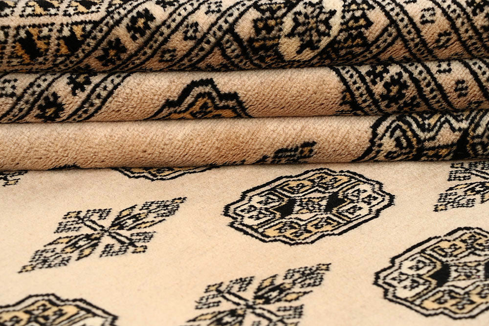 Bisque Bokhara 6' x 8' 11 - No. 60285 - ALRUG Rug Store