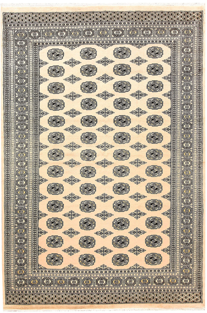 Bisque Bokhara 6' x 8' 11 - No. 60285 - ALRUG Rug Store
