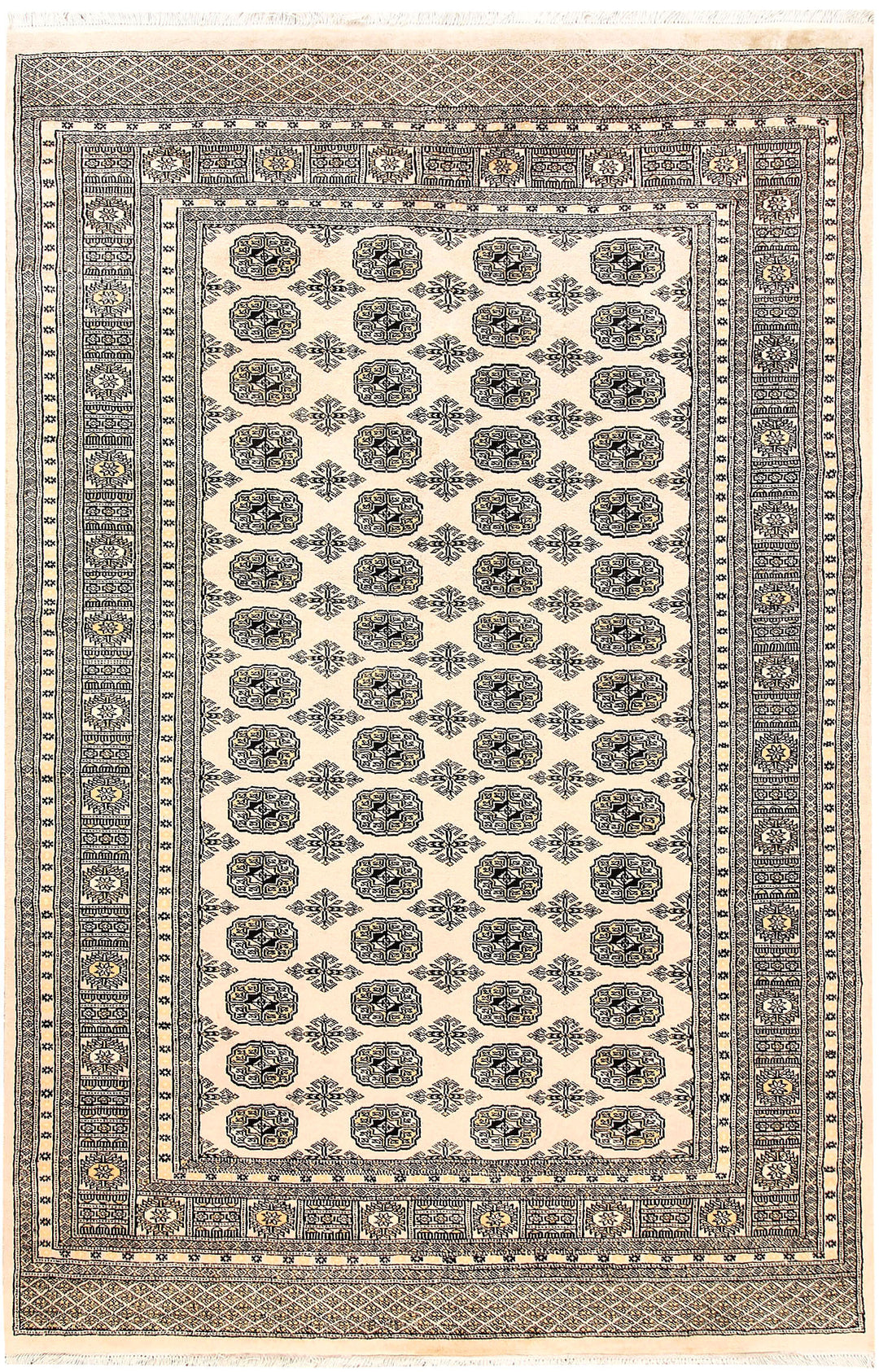 Bisque Bokhara 6' x 8' 11 - No. 60286 - ALRUG Rug Store