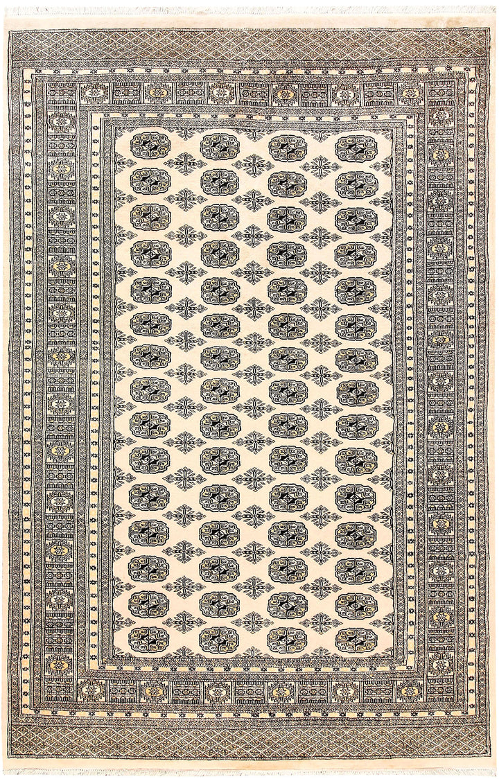 Bisque Bokhara 6' x 8' 11 - No. 60286 - ALRUG Rug Store