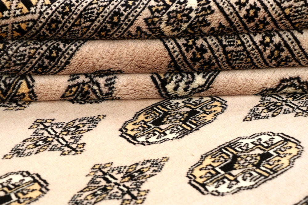 Bisque Bokhara 6' x 8' 11 - No. 60287 - ALRUG Rug Store