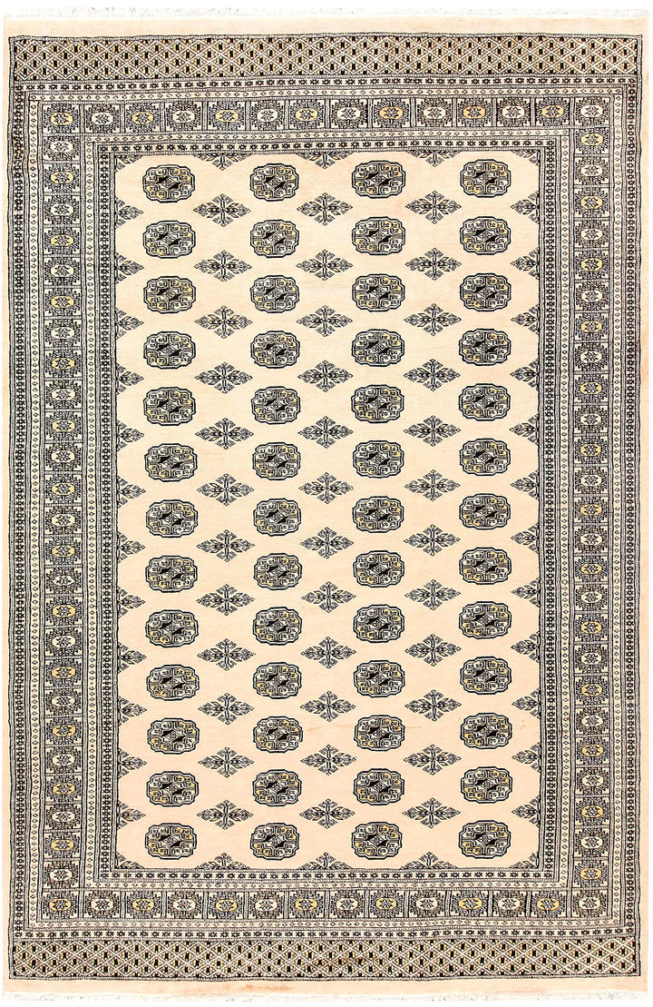 Bisque Bokhara 6' x 9' - No. 60288 - ALRUG Rug Store