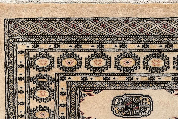 Bisque Bokhara 6' x 9' 5 - No. 60289 - ALRUG Rug Store
