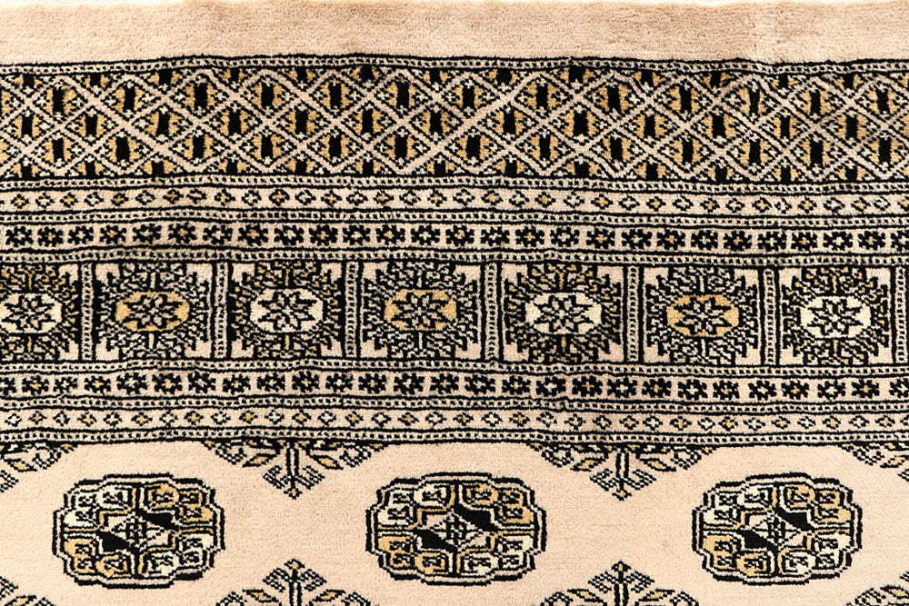 Bisque Bokhara 5' 11 x 8' 10 - No. 60290 - ALRUG Rug Store