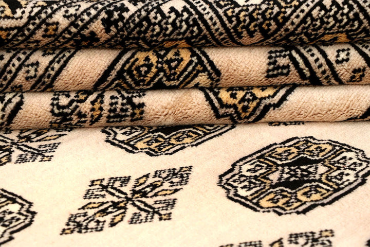 Bisque Bokhara 5' 11 x 8' 10 - No. 60290 - ALRUG Rug Store