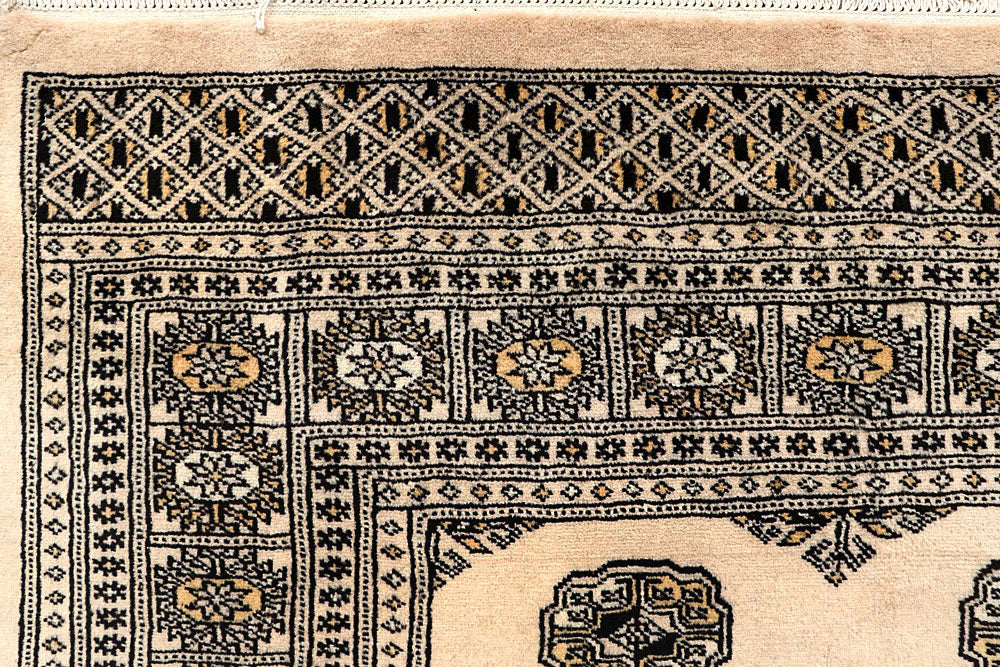 Bisque Bokhara 5' 10 x 8' 10 - No. 60292 - ALRUG Rug Store