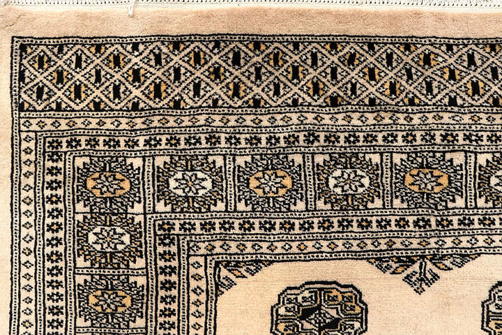 Bisque Bokhara 5' 10 x 8' 10 - No. 60292 - ALRUG Rug Store