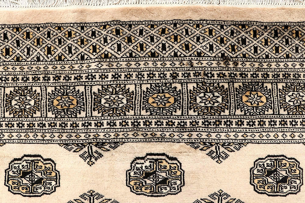 Bisque Bokhara 5' 10 x 8' 10 - No. 60292 - ALRUG Rug Store