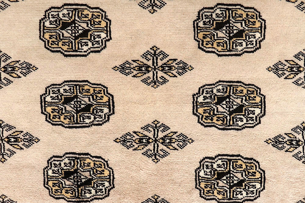 Bisque Bokhara 5' 10 x 8' 10 - No. 60292 - ALRUG Rug Store