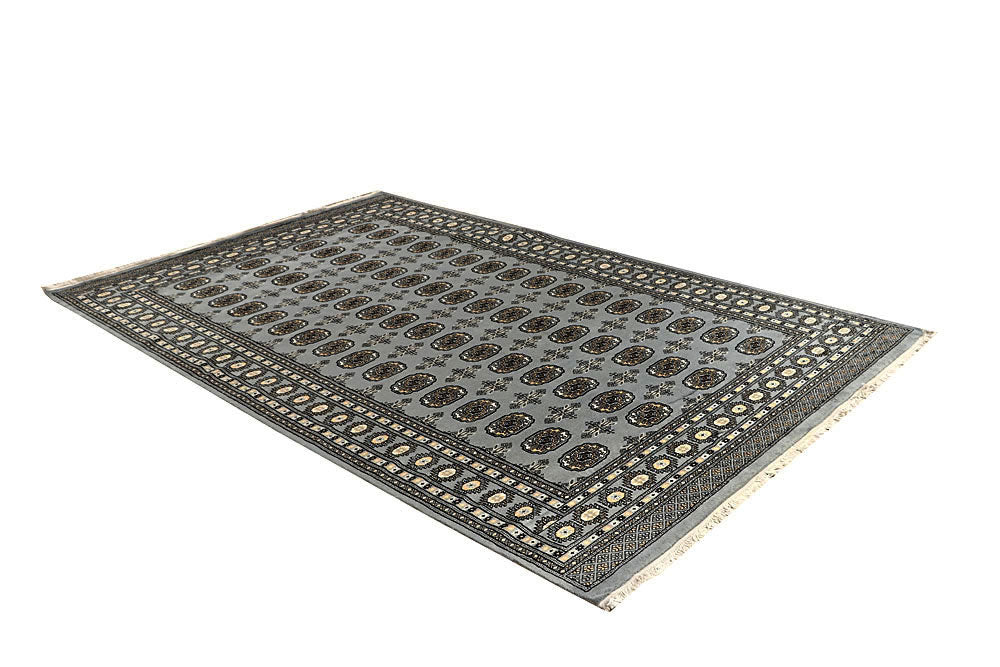 Silver Bokhara 6' x 9' 4 - No. 60298 - ALRUG Rug Store