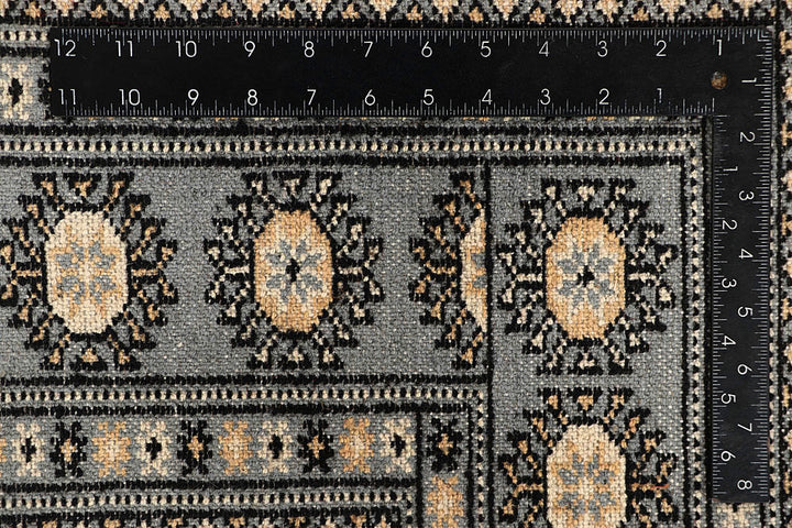 Silver Bokhara 6' x 9' 4 - No. 60298 - ALRUG Rug Store