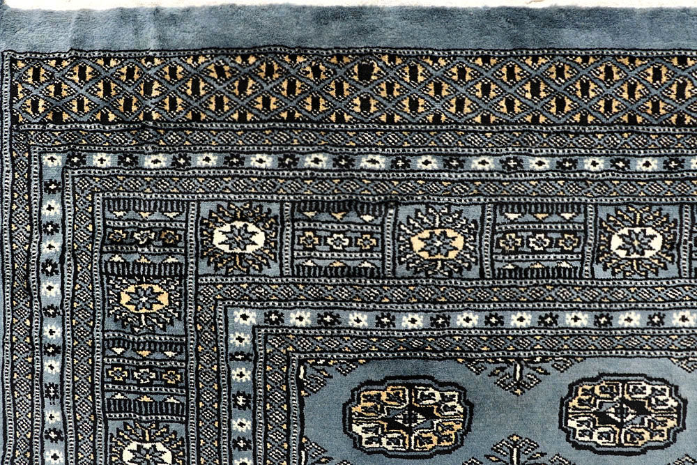 Dark Grey Bokhara 5' 11 x 9' 1 - No. 60300 - ALRUG Rug Store