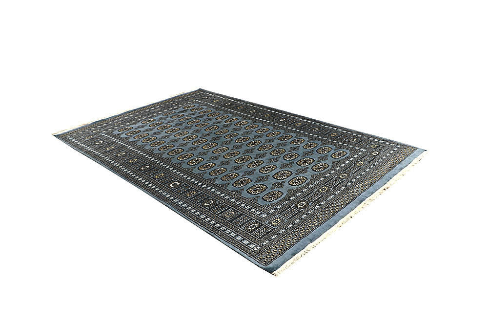 Dark Grey Bokhara 5' 11 x 9' 1 - No. 60300 - ALRUG Rug Store