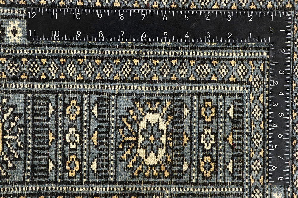 Dark Grey Bokhara 5' 11 x 9' 1 - No. 60300 - ALRUG Rug Store