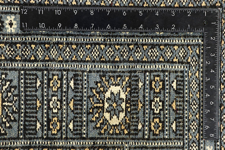 Dark Grey Bokhara 5' 11 x 9' 1 - No. 60300 - ALRUG Rug Store