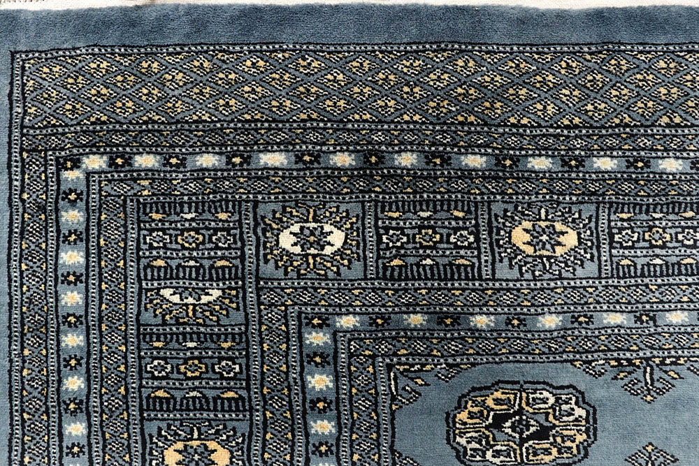 Light Slate Grey Bokhara 5' 11 x 8' 6 - No. 60301 - ALRUG Rug Store