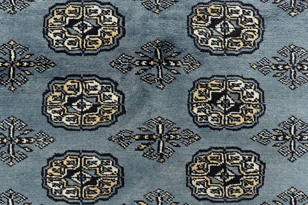 Light Slate Grey Bokhara 5' 11 x 8' 6 - No. 60301 - ALRUG Rug Store