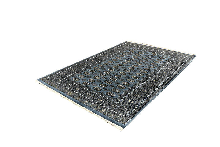 Light Slate Grey Bokhara 5' 11 x 8' 6 - No. 60301 - ALRUG Rug Store