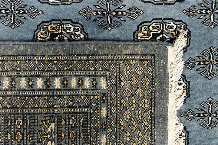 Light Slate Grey Bokhara 5' 11 x 8' 6 - No. 60301 - ALRUG Rug Store