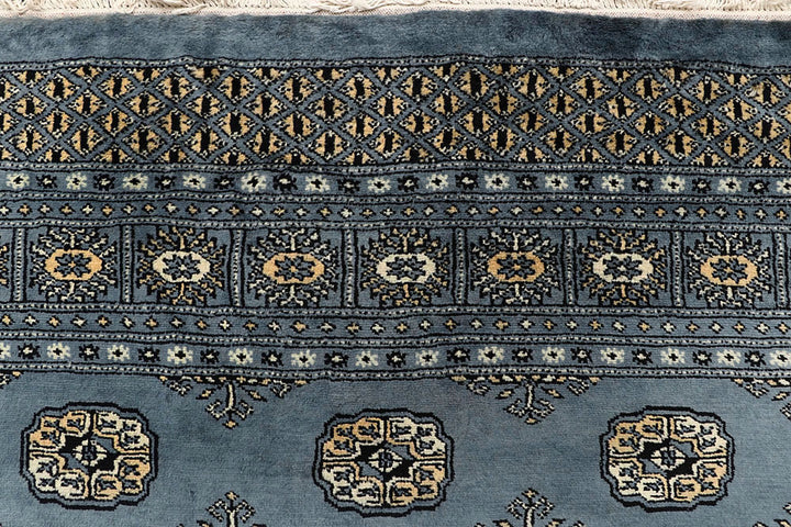 Light Slate Grey Bokhara 6' x 9' - No. 60302 - ALRUG Rug Store