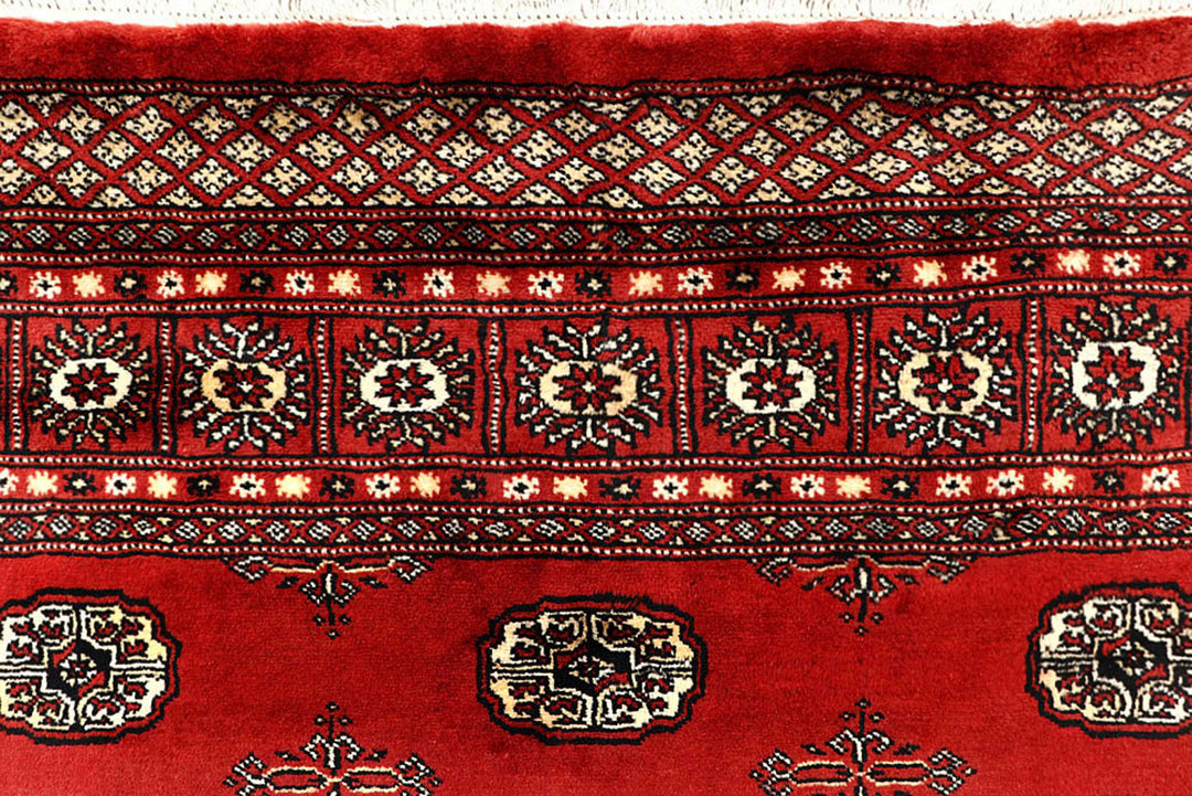 Orange Red Bokhara 6'  x" 8'  11" - No. QA79047