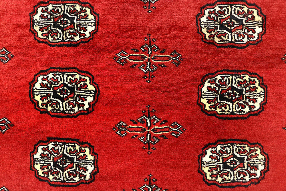 Orange Red Bokhara 6' x 8' 11 - No. 60303 - ALRUG Rug Store