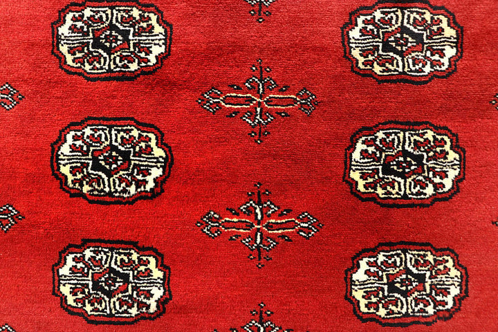 Orange Red Bokhara 6' x 8' 11 - No. 60303 - ALRUG Rug Store