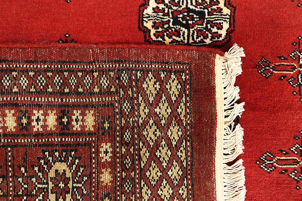Orange Red Bokhara 6' x 8' 11 - No. 60303 - ALRUG Rug Store