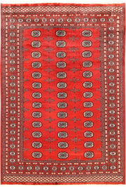 Orange Red Bokhara 6' x 8' 11 - No. 60303 - ALRUG Rug Store