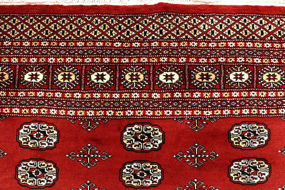 Orange Red Bokhara 6' 1 x 8' 10 - No. 60304 - ALRUG Rug Store