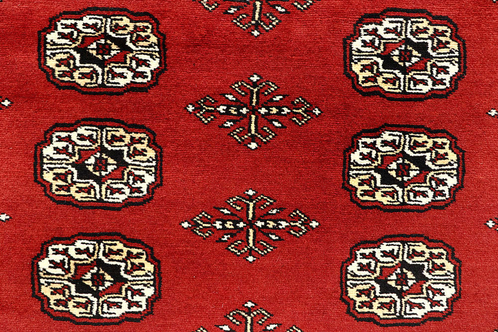 Orange Red Bokhara 6' 1 x 8' 10 - No. 60304 - ALRUG Rug Store