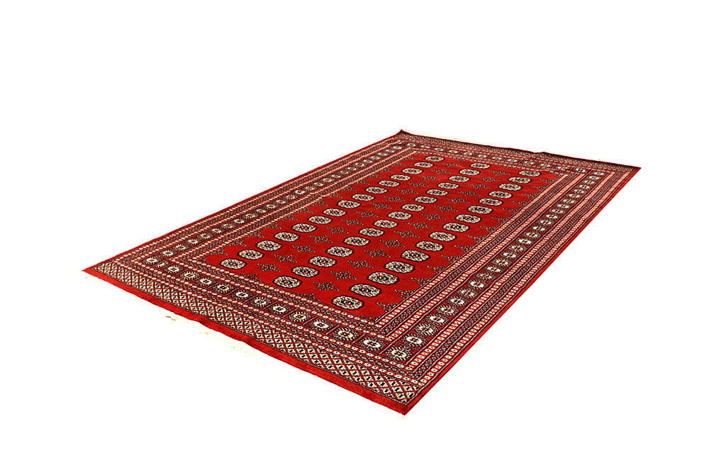 Orange Red Bokhara 6' 1 x 8' 10 - No. 60304 - ALRUG Rug Store