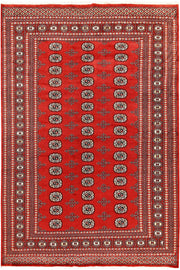Orange Red Bokhara 6' 1 x 8' 10 - No. 60304 - ALRUG Rug Store