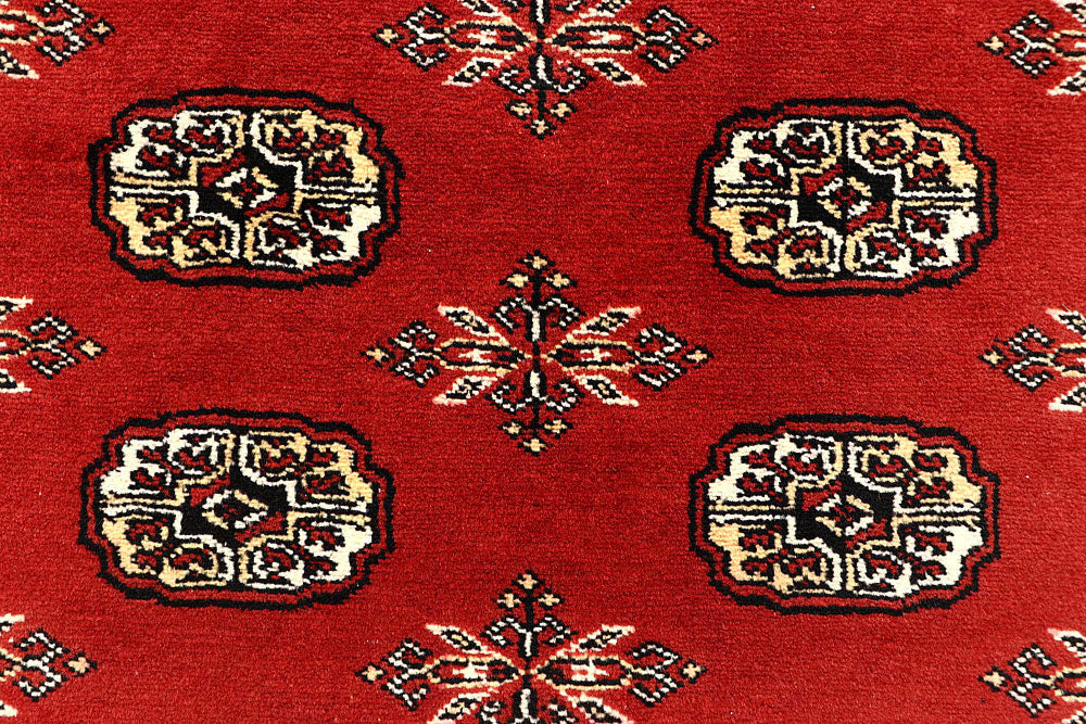 Orange Red Bokhara 5' 11 x 9' 1 - No. 60305 - ALRUG Rug Store