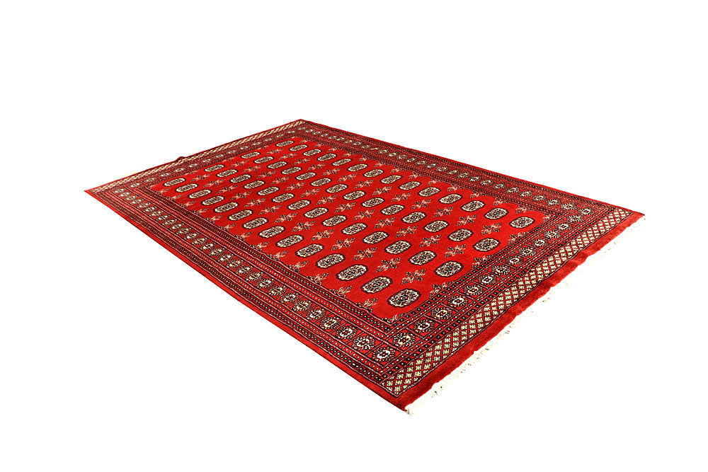 Orange Red Bokhara 5' 11 x 9' 1 - No. 60305 - ALRUG Rug Store