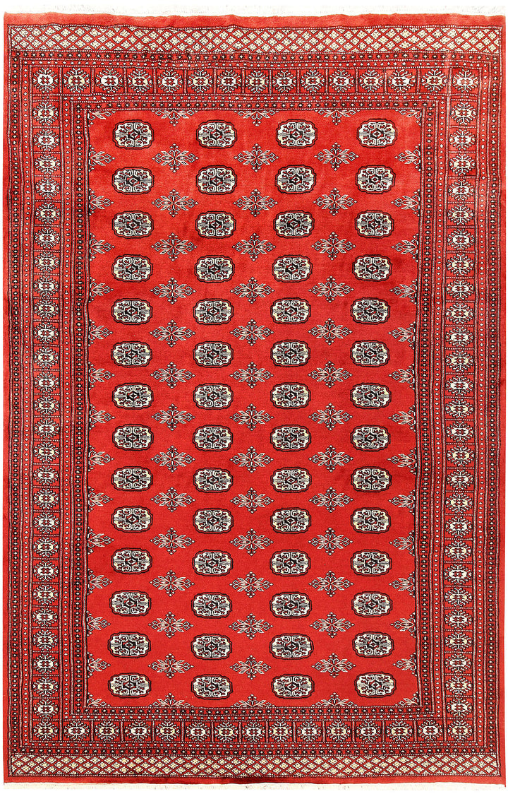 Orange Red Bokhara 5' 10 x 8' 11 - No. 60306 - ALRUG Rug Store