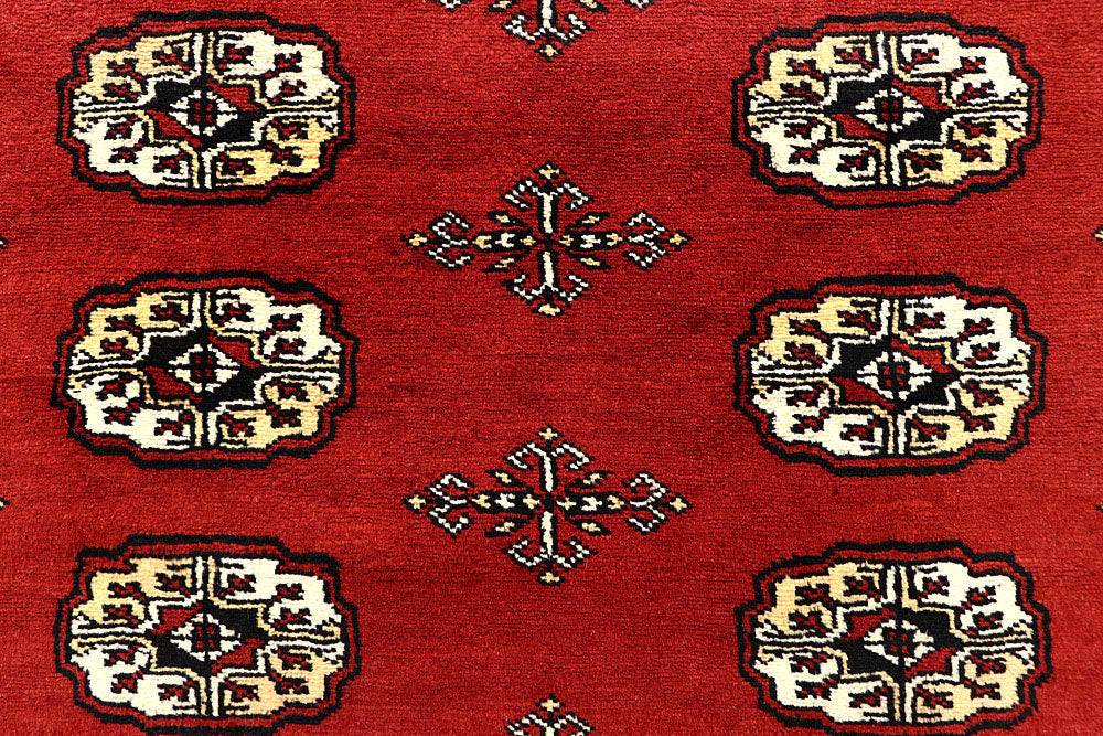Firebrick Bokhara 6' x 9' - No. 60307 - ALRUG Rug Store
