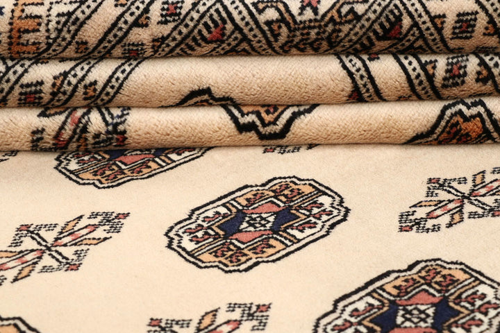 Bisque Bokhara 5' x 8' 4 - No. 60316 - ALRUG Rug Store