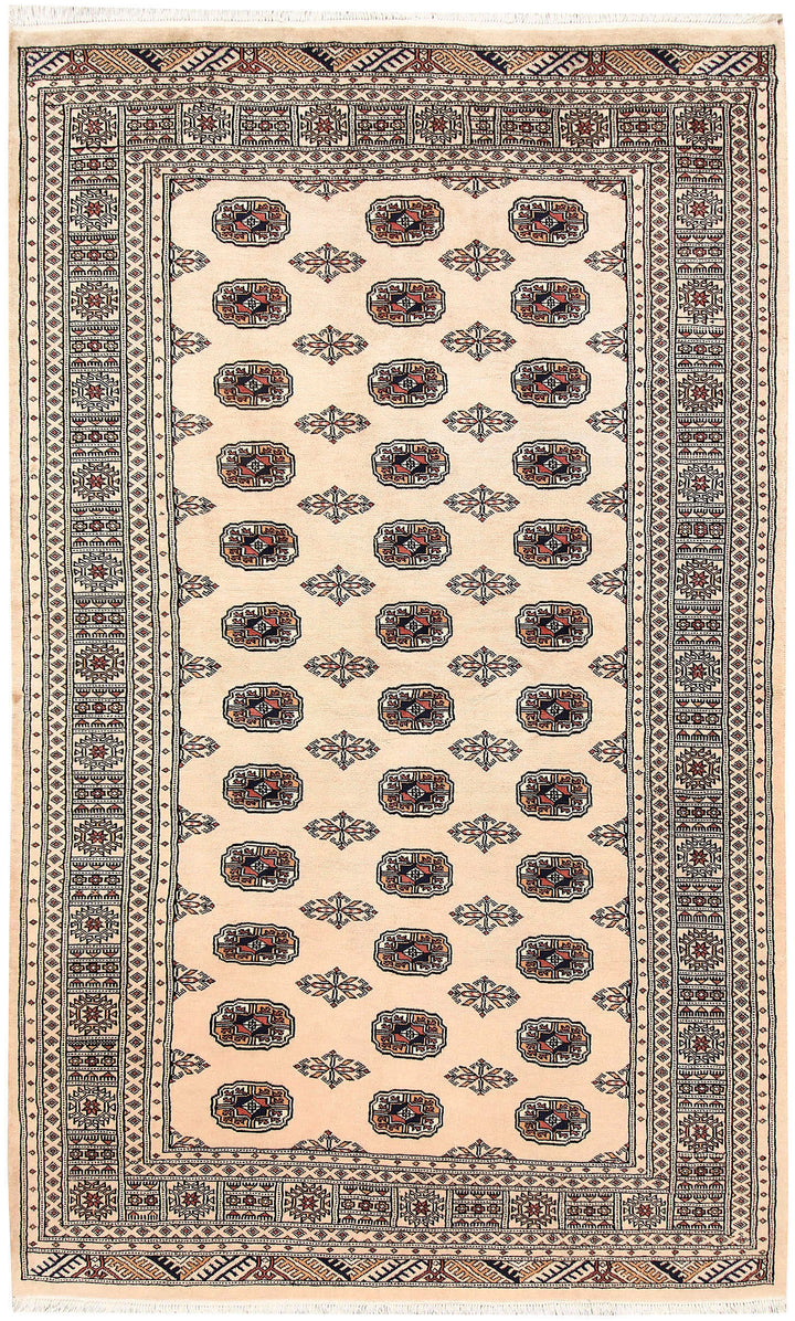 Bisque Bokhara 5' x 8' 4 - No. 60316 - ALRUG Rug Store