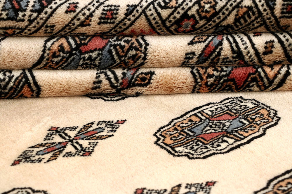 Bisque Bokhara 5' x 8' 9 - No. 60318 - ALRUG Rug Store