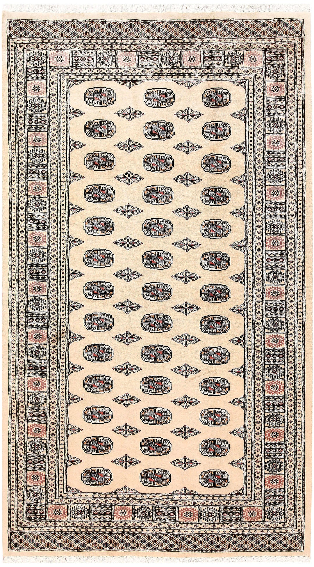 Bisque Bokhara 5' x 8' 9 - No. 60318 - ALRUG Rug Store