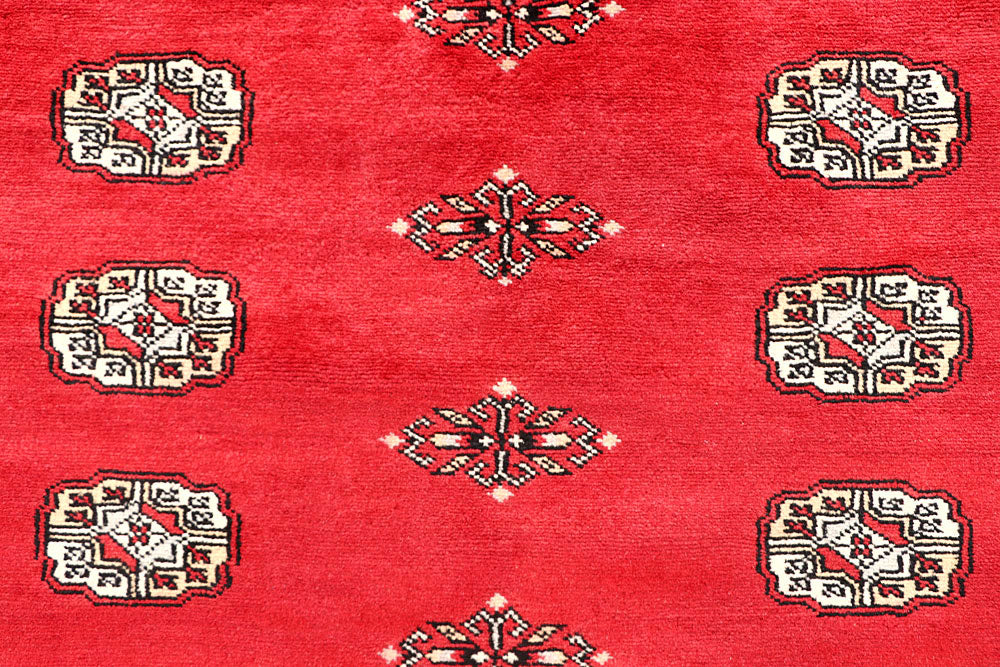 Red Bokhara 5' 1 x 7' 10 - No. 60324 - ALRUG Rug Store