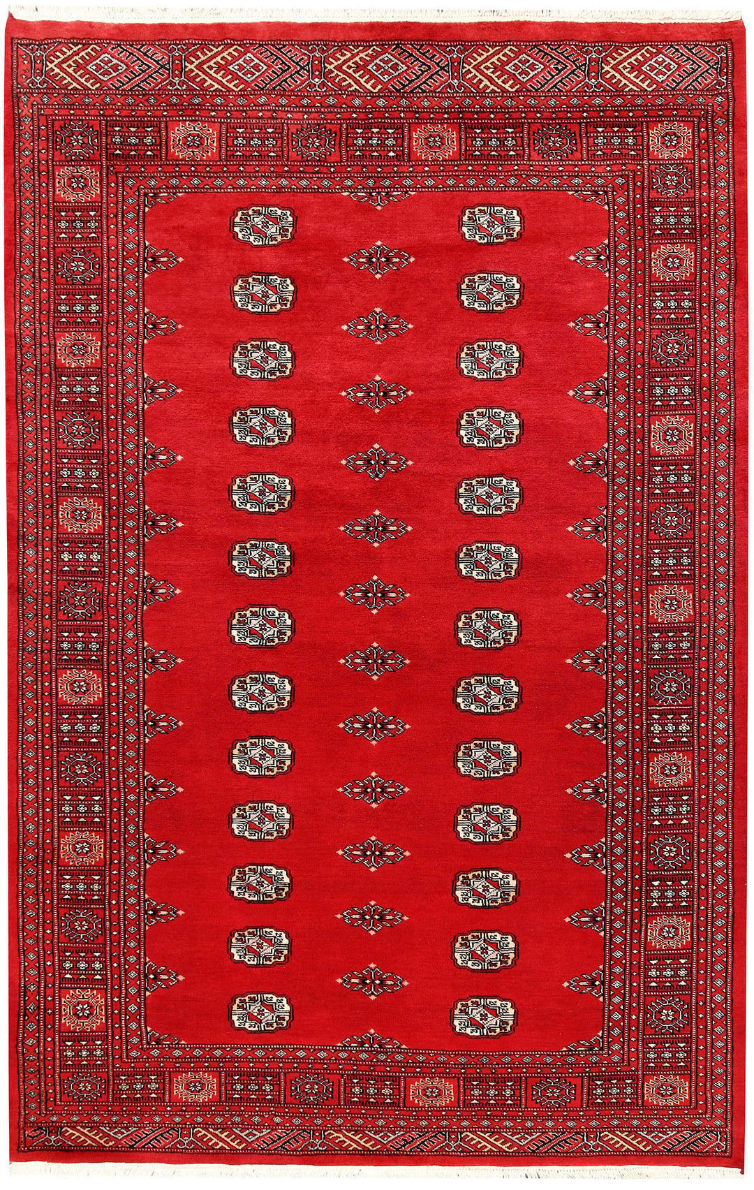 Red Bokhara 5' 1 x 7' 10 - No. 60324 - ALRUG Rug Store