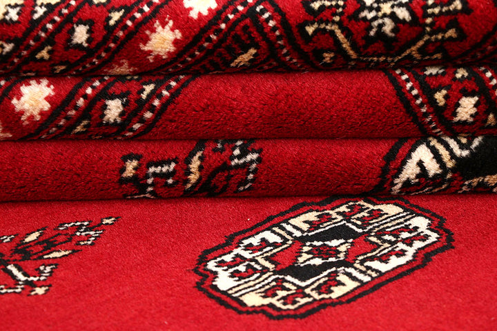 Red Bokhara 5' 2 x 8' 2 - No. 60325 - ALRUG Rug Store