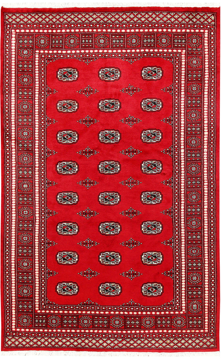 Red Bokhara 5'  2" x 8'  2" - No. QA41288