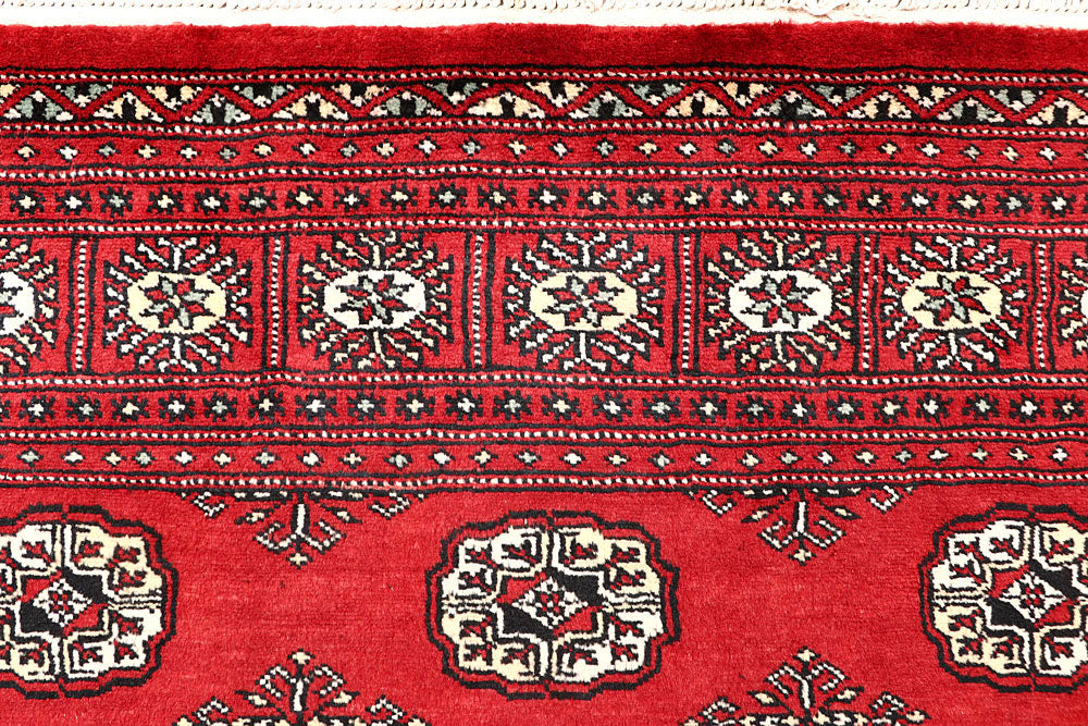 Red Bokhara 4' 11 x 8' 2 - No. 60327 - ALRUG Rug Store