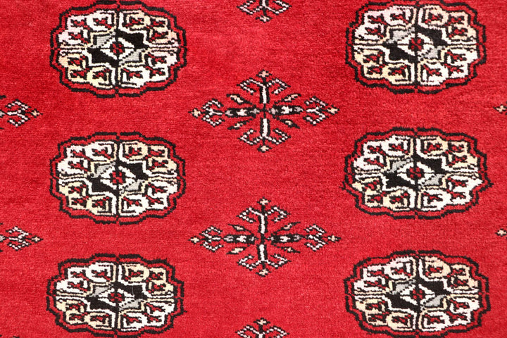 Red Bokhara 5' 2 x 8' 4 - No. 60328 - ALRUG Rug Store